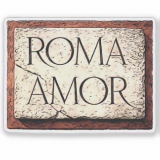 STICKER AIME ROME