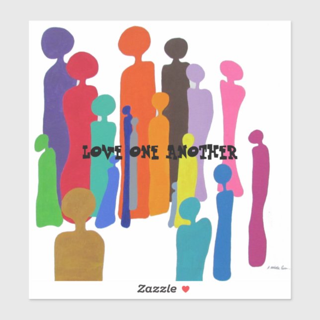 STICKER AIME-TOI (Feuille)