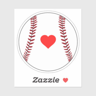 Sticker Aimer le baseball