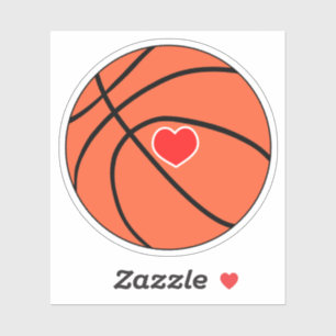 Sticker Aimer le basket-ball