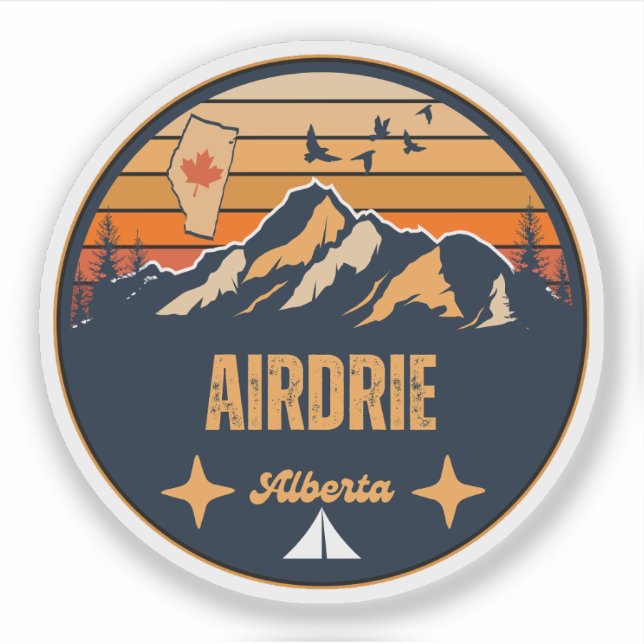 Sticker Airdrie (Alberta) (Devant)