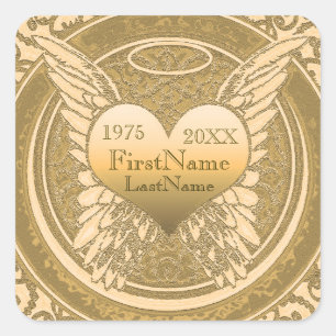 Sticker   Ajouter un nom  Look Gold Foil