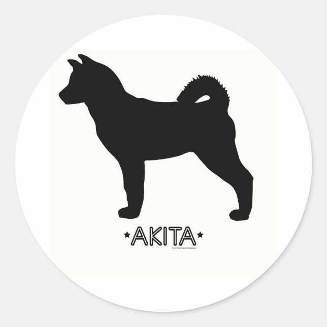 Sticker Akita (Devant)