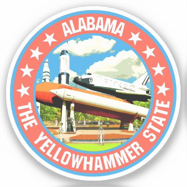 Sticker Alabama (Recto)