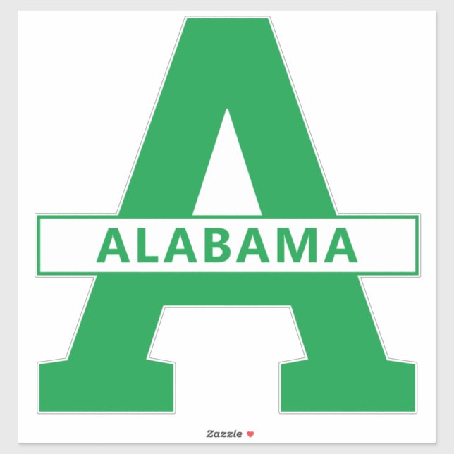 Sticker Alabama (Feuille)