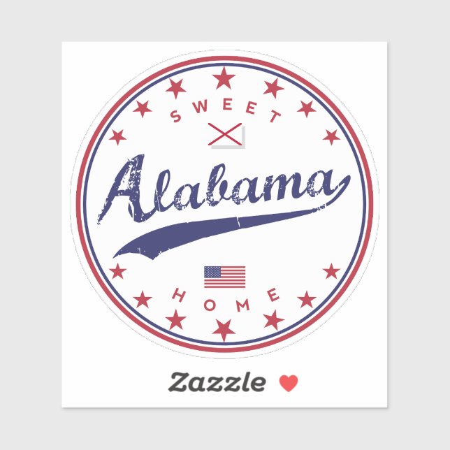 Sticker Alabama (Feuille)