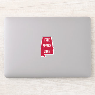 Sticker Alabama - Zone de liberté d'expression