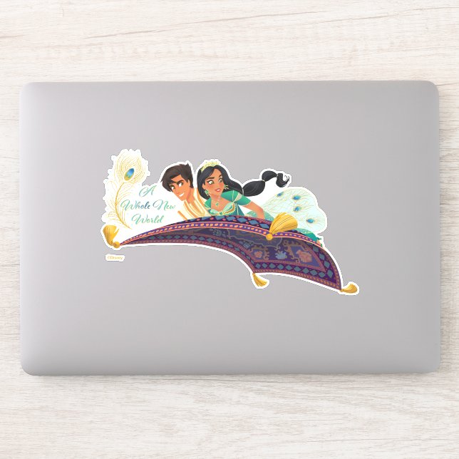 Sticker Aladdin | Un nouveau monde entier (Ordinateur)