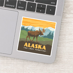 Sticker Alaska Oie frontière