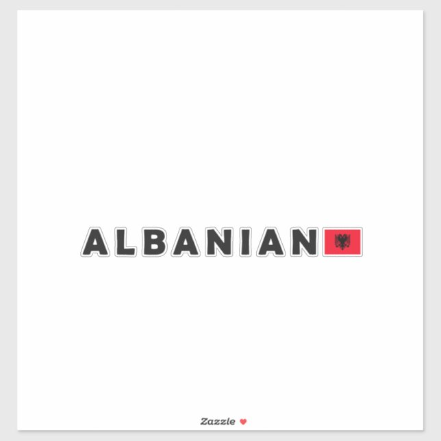 Sticker Albanie, Albanie (Feuille)