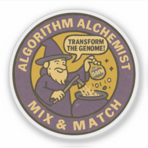 Sticker Alchimie des données de transmutation génomique au
