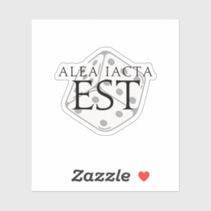 Sticker Alea Iacta Est (Le Mort A Été Cast)