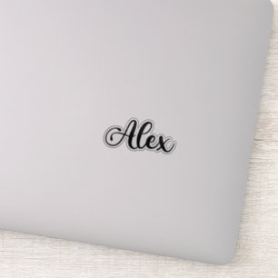 Sticker Alex Name - Calligraphie manuscrite