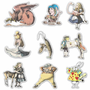 Sticker Alice Au Pays Des Merveilles