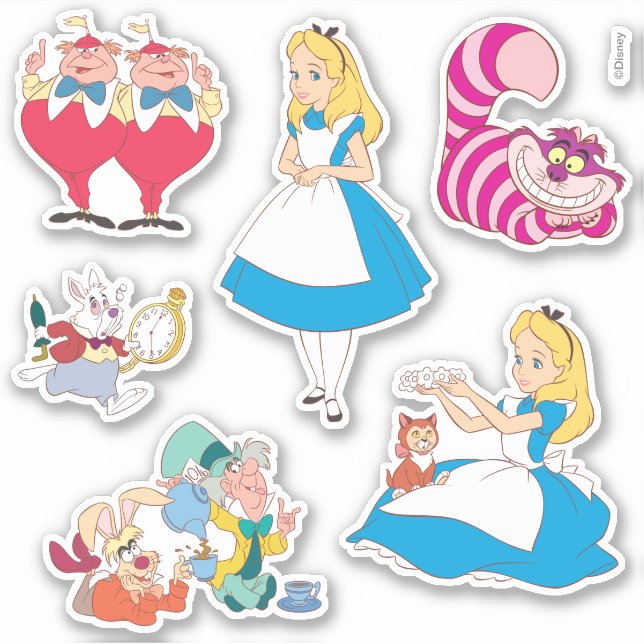 Sticker Alice au pays des merveilles (Devant)