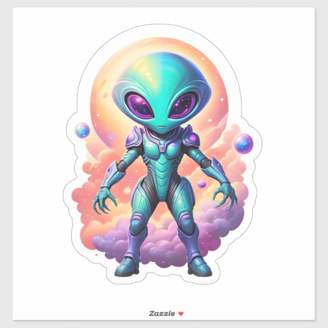 Sticker Alien (Feuille)