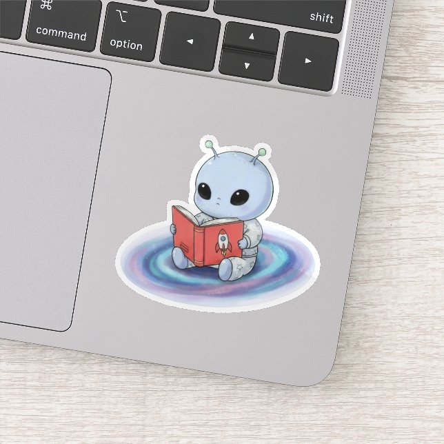 Sticker Alien de bébé de dessin (Détail)