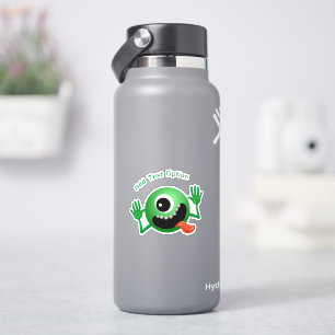 Sticker Alien drôle de visage