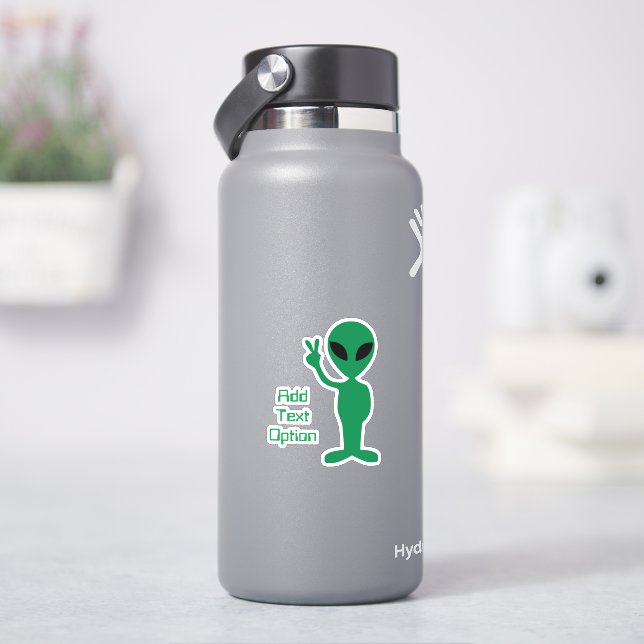 Sticker Alien - Hello Human (HydroFlask)