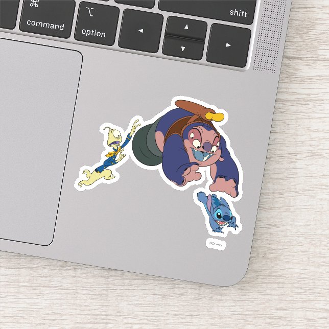 Sticker Aliens de Lilo et Stitch (Détail)