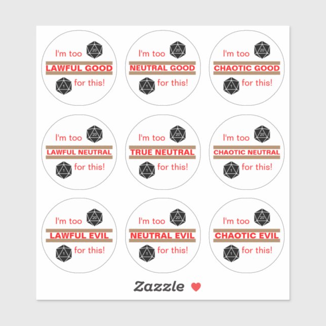 Sticker Alignement (Feuille)