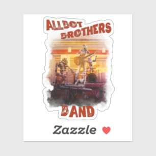 sticker Allbot Brothers Band /Bob's Saucer Repair