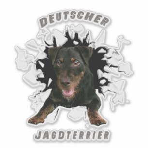 Sticker allemand Chasse Terrier (Jagdterrier)
