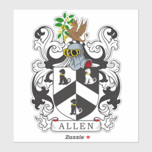 Sticker Allen Family Crest
