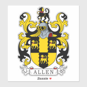 Sticker Allen Family Crest