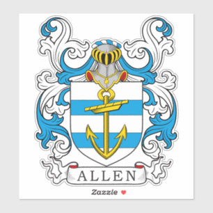 Sticker Allen Family Crest