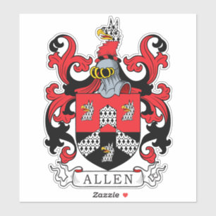 Sticker Allen Family Crest