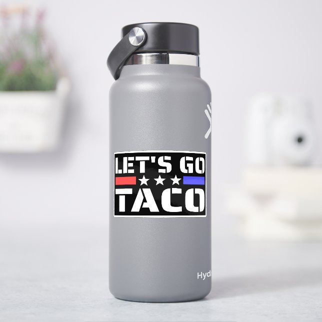 Sticker Allez Taco Drôle Tacos (HydroFlask)