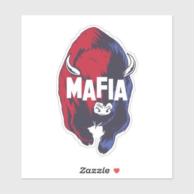Sticker Allons à Buffalo New York Mafia ! (Feuille)