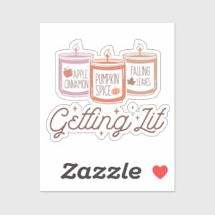 Sticker Allumer les bougies de chute