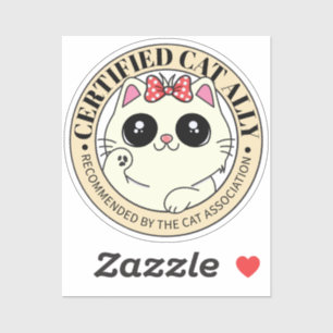 Sticker Ally Cat Certifié  