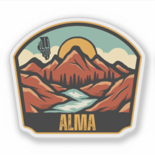 Sticker Alma, Illinois