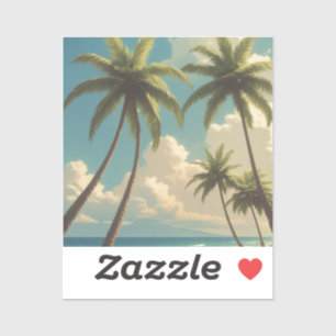 Sticker Aloha Voyage Hawaïen De Style vintage De Hawaii