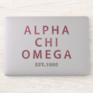 Sticker Alpha Chi Omega Est. 1885