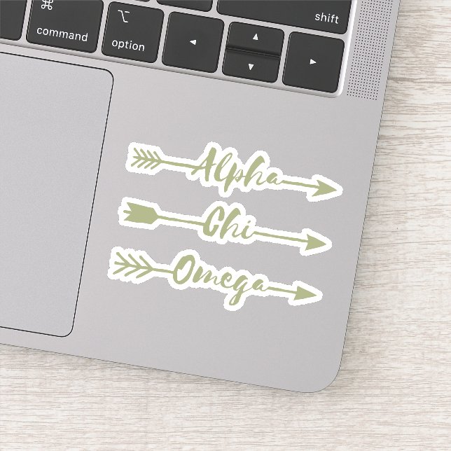 Sticker Alpha Chi Omega | Flèches (Détail)