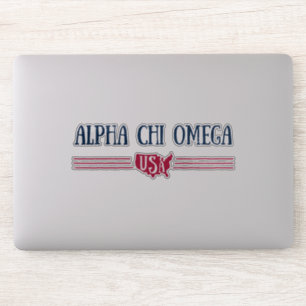 Sticker Alpha Chi Omega - USA