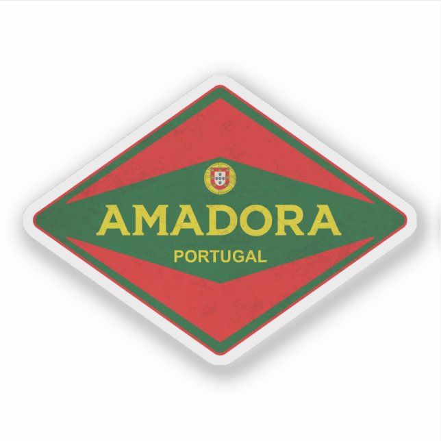 Sticker Amadora Portugal Vintage (Devant)