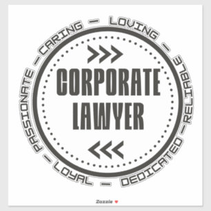 Sticker Amazing Corporate Lawyer