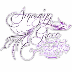 Sticker Amazing Grace