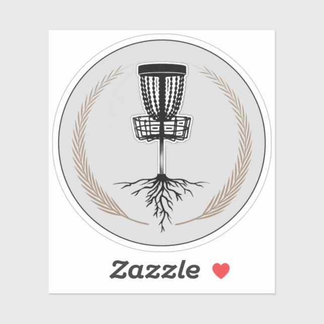 Sticker Ambiguë Disk Golf (Feuille)