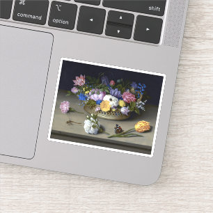 Sticker Ambrosius Bosschaert de fleur toujours la vie plus