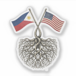 Sticker Américano-philippin