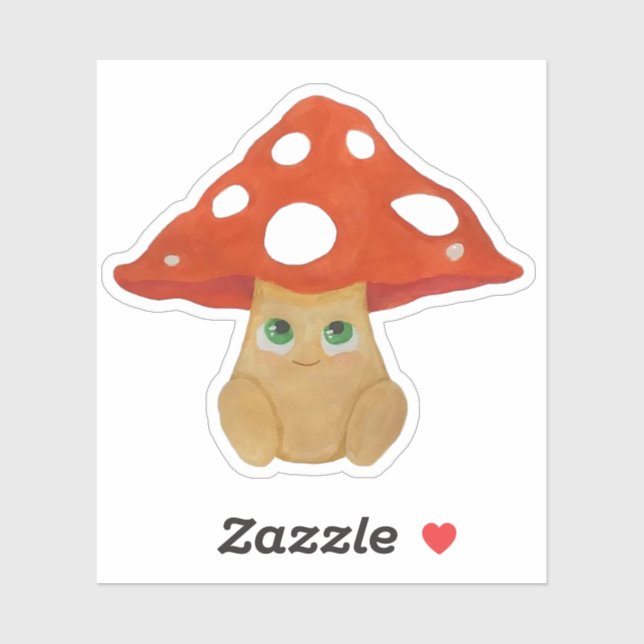 Sticker Ami de champignons (Feuille)