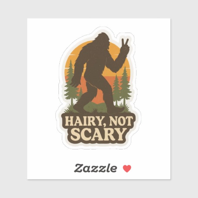 Sticker Amical Bigfoot (Feuille)