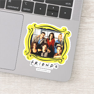 Sticker AMIS™   Cast assis dans l'appartement de Monica