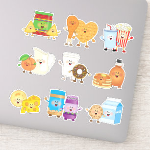 Sticker Amis de la nourriture JollyKins (série de 9)